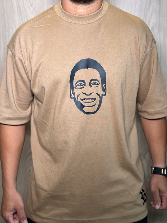 Camisa Pelé Bege